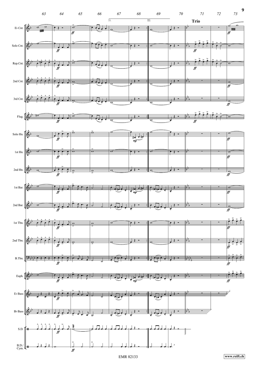 The Thin Red Line The Thin Red Line Brass Band scores gallery preview page 9
