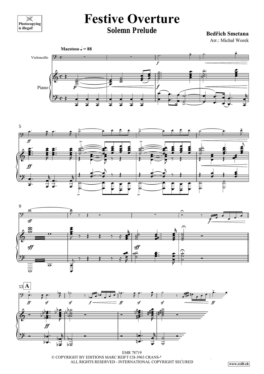 Festive Overture Festive Overture Piano Accompaniment scores gallery preview page 3