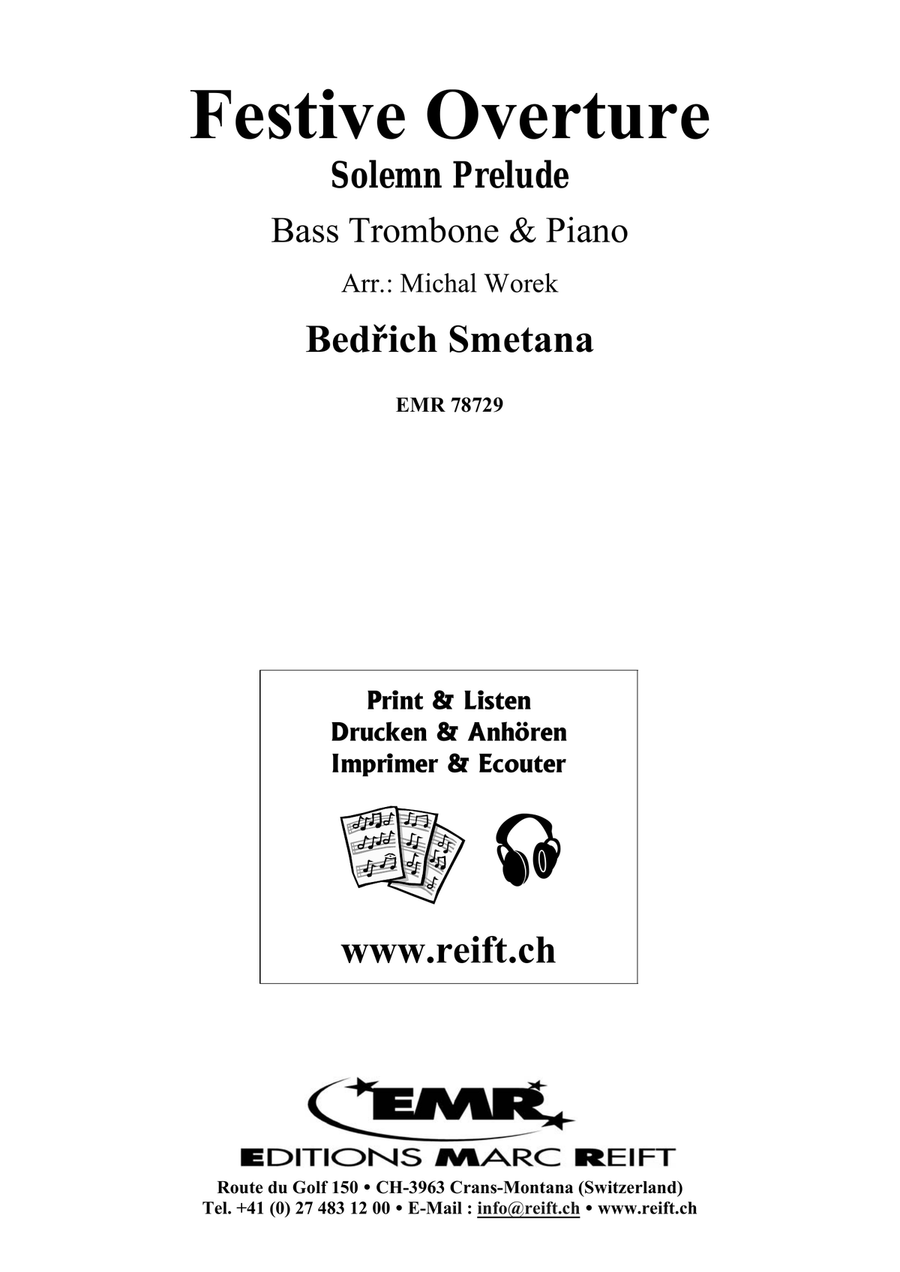 Festive Overture Festive Overture Bass Trombone scores gallery preview page 2