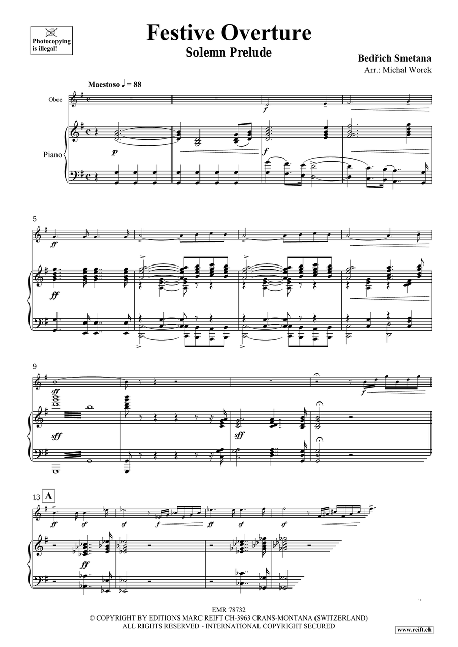 Festive Overture Festive Overture Piano Accompaniment scores gallery preview page 3