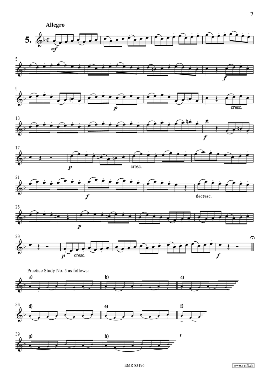 100 Studies 100 Studies Flute Solo scores gallery preview page 6