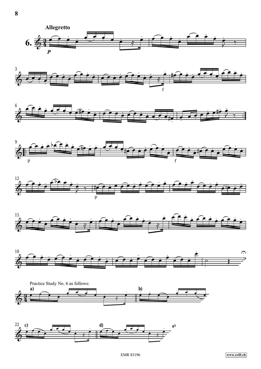 100 Studies 100 Studies Flute Solo scores gallery preview page 7