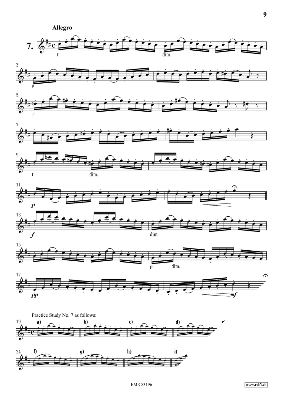 100 Studies 100 Studies Flute Solo scores gallery preview page 8