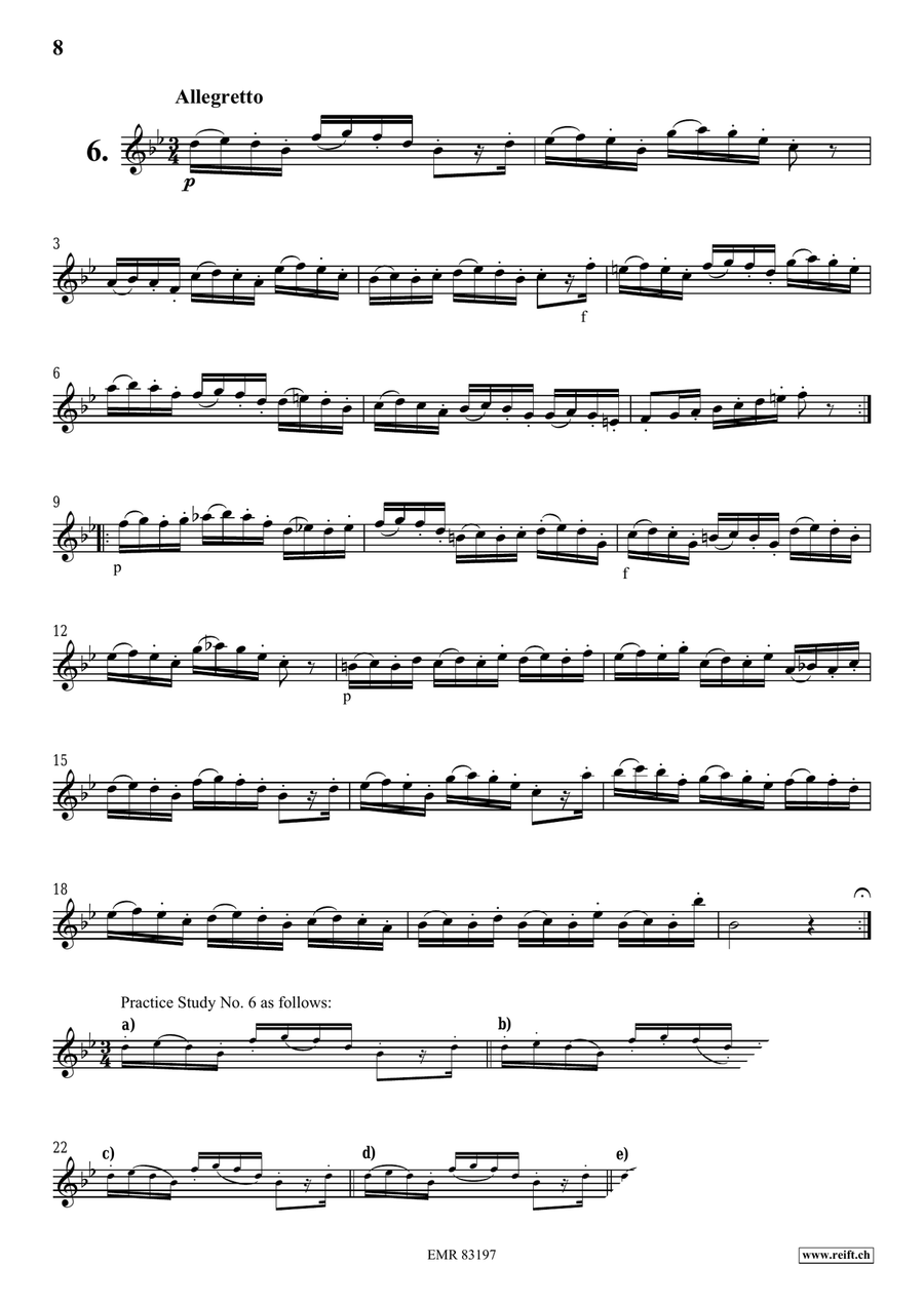 100 Studies 100 Studies Oboe Solo scores gallery preview page 7