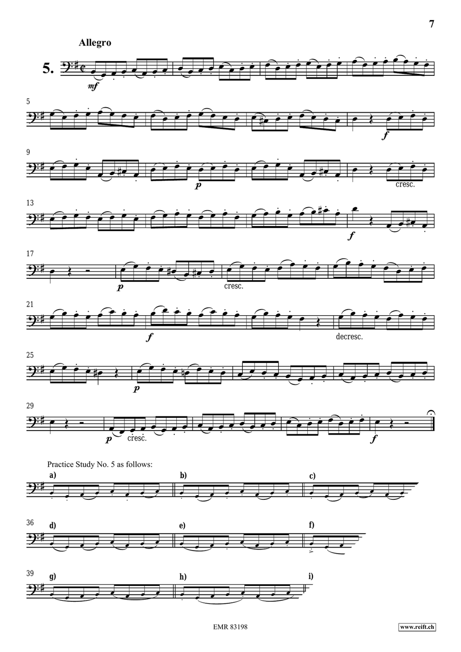 100 Studies 100 Studies Bassoon Solo scores gallery preview page 6