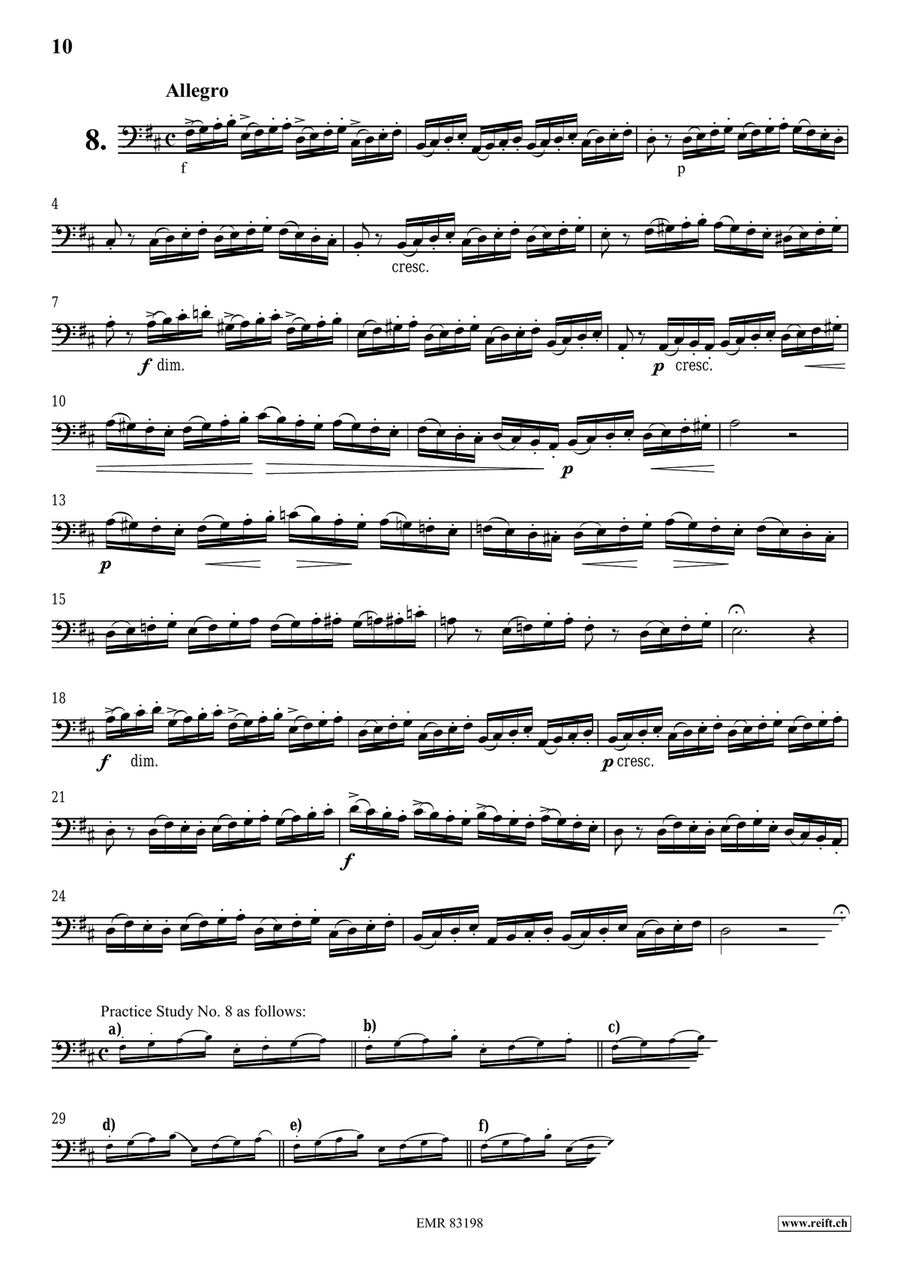 100 Studies 100 Studies Bassoon Solo scores gallery preview page 9