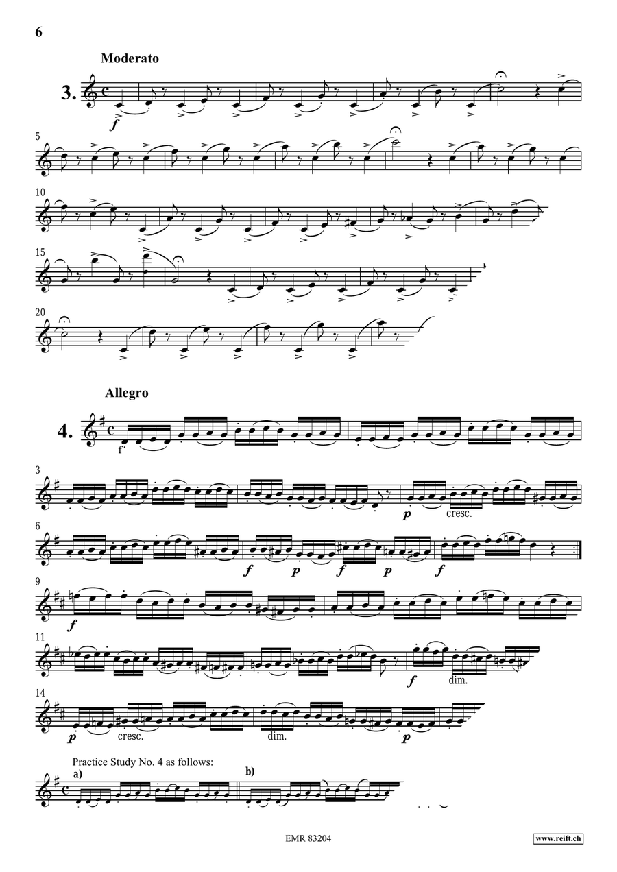 100 Studies by Ernst Sachse Baritone Saxophone - Sheet Music page 5