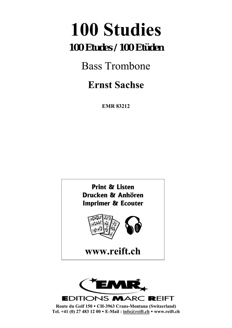 100 Studies 100 Studies Trombone scores gallery preview page 2