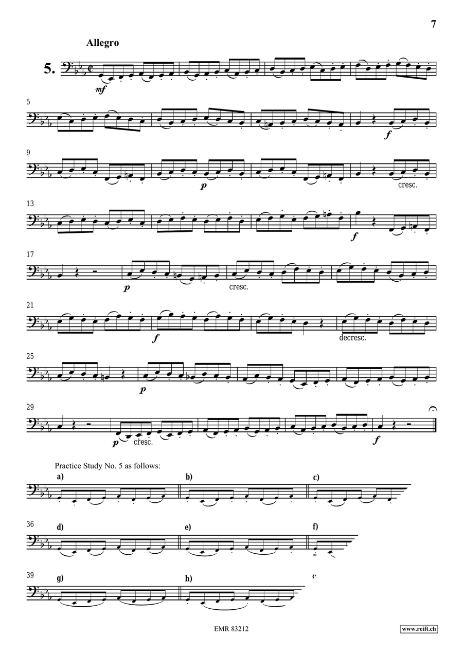 100 Studies 100 Studies Trombone scores gallery preview page 6