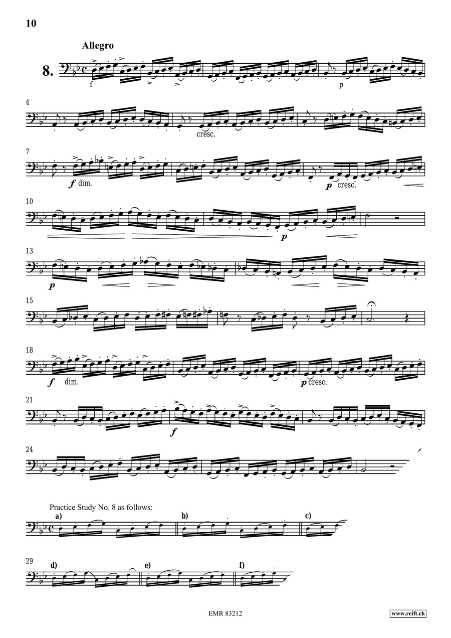 100 Studies 100 Studies Trombone scores gallery preview page 9