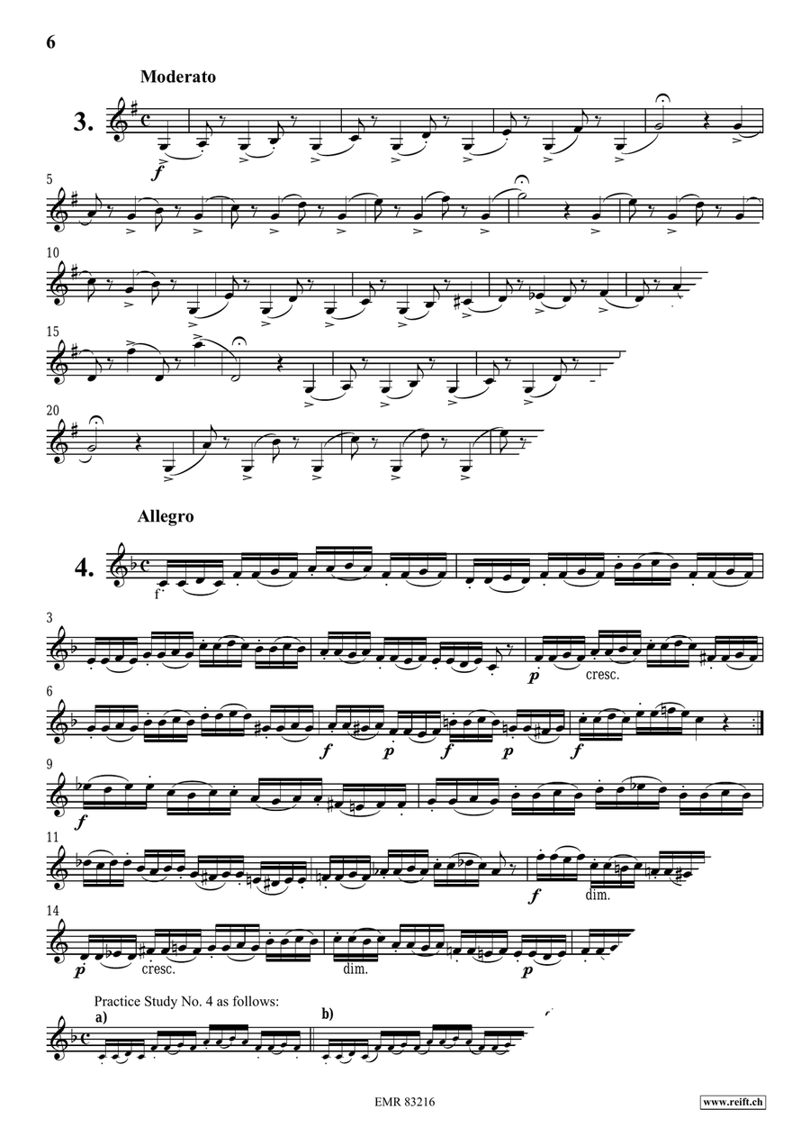 100 Studies 100 Studies Cornet scores gallery preview page 5