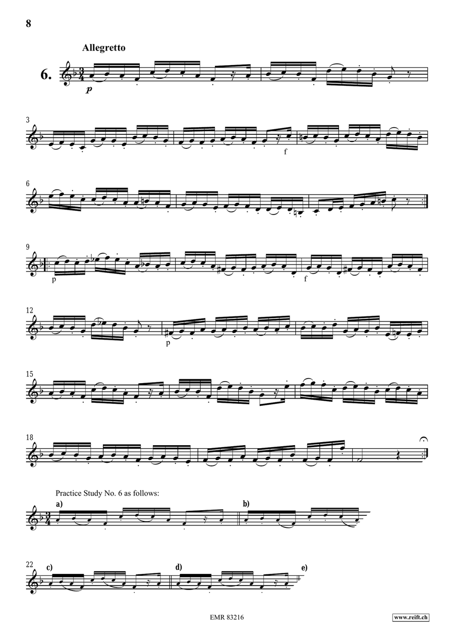 100 Studies 100 Studies Cornet scores gallery preview page 7