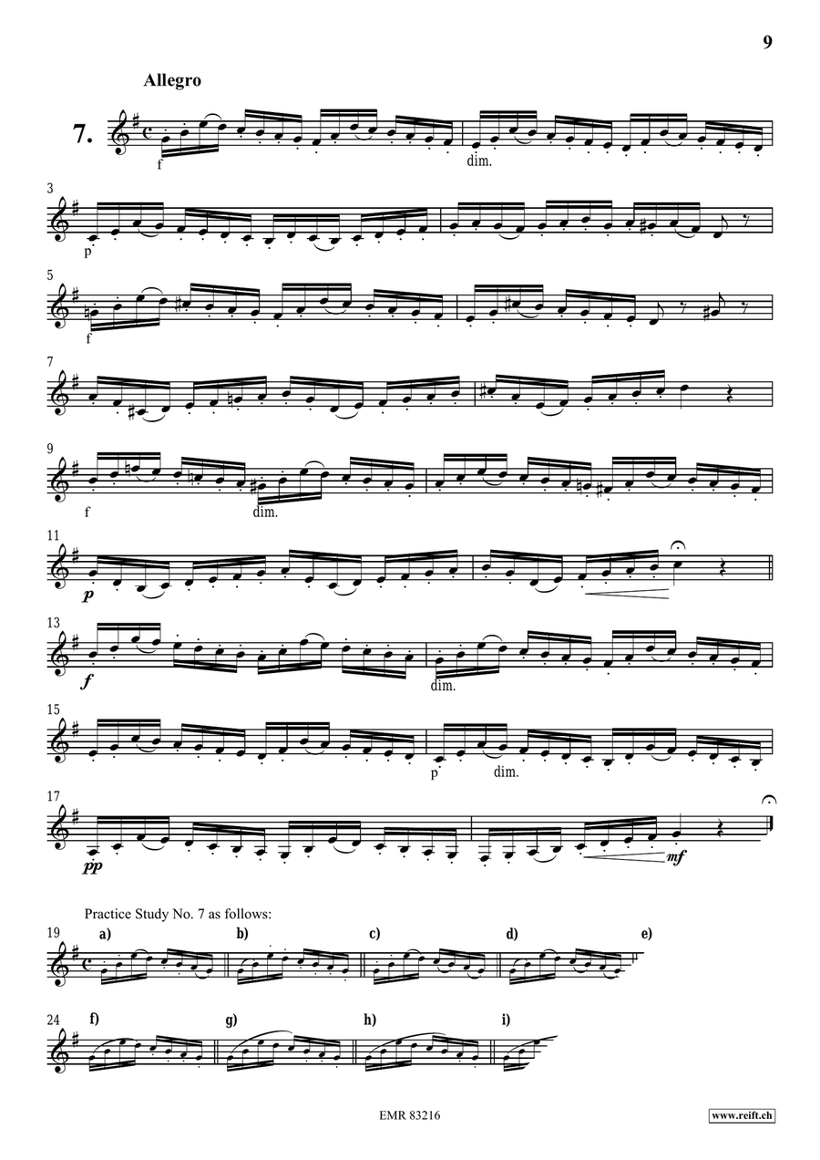100 Studies 100 Studies Cornet scores gallery preview page 8