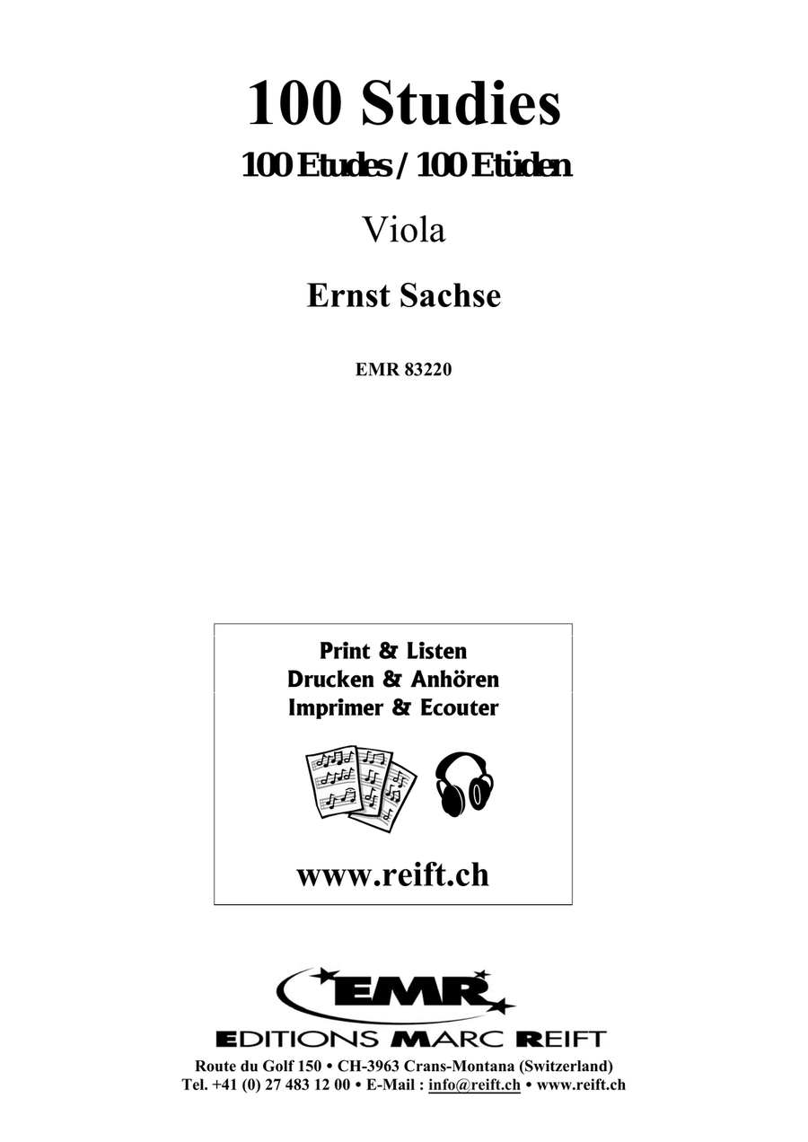 100 Studies 100 Studies Viola Solo scores gallery preview page 2