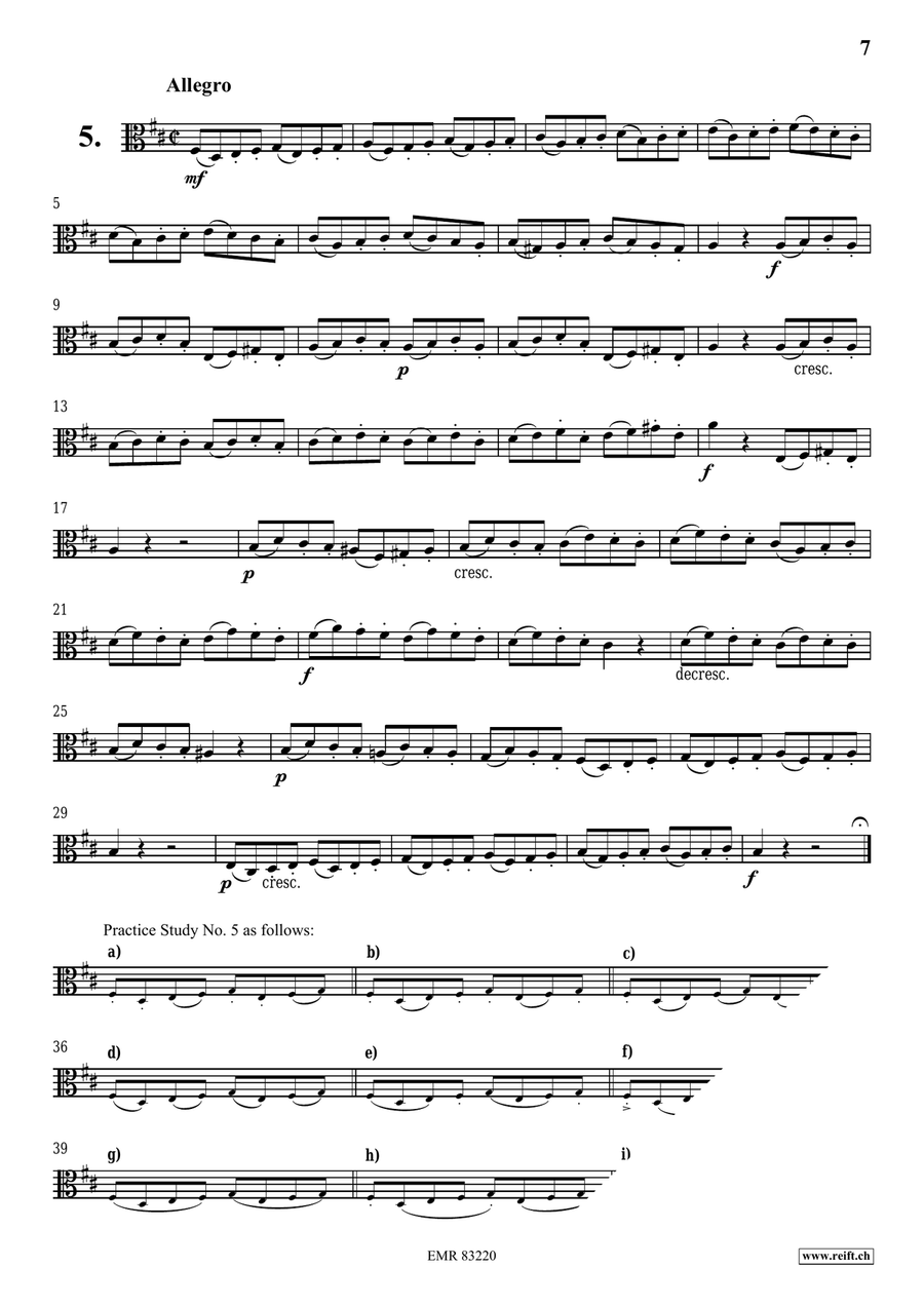 100 Studies 100 Studies Viola Solo scores gallery preview page 6