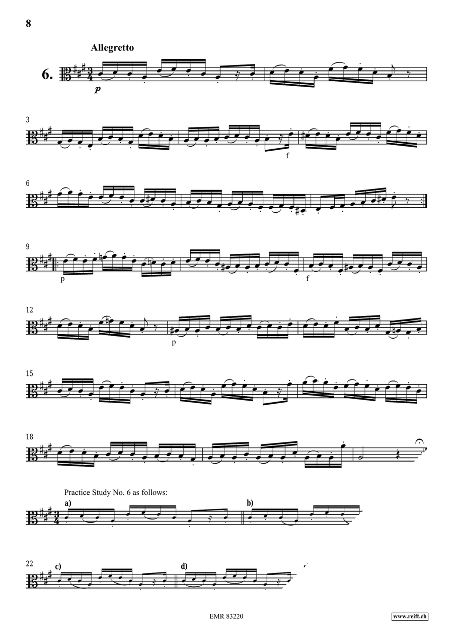 100 Studies 100 Studies Viola Solo scores gallery preview page 7