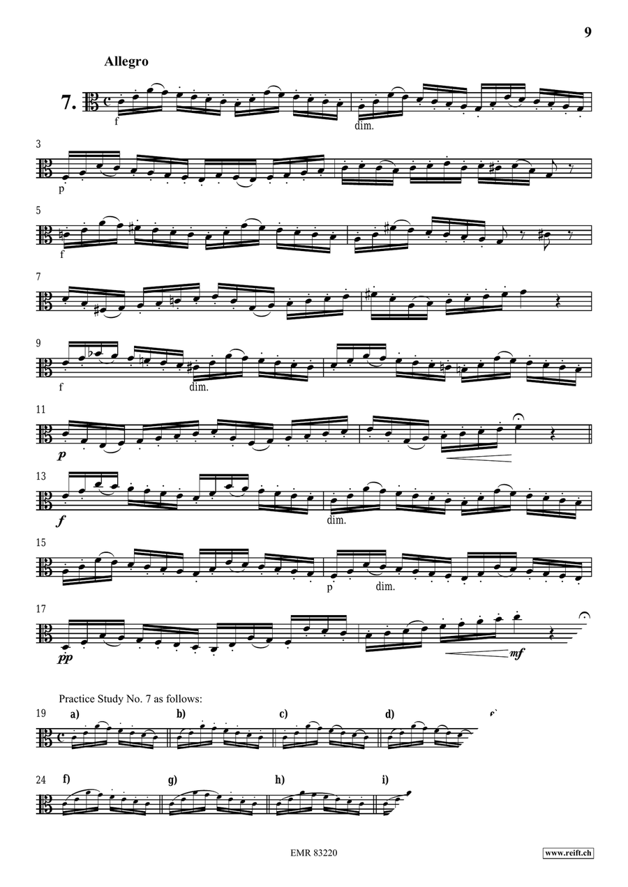 100 Studies 100 Studies Viola Solo scores gallery preview page 8