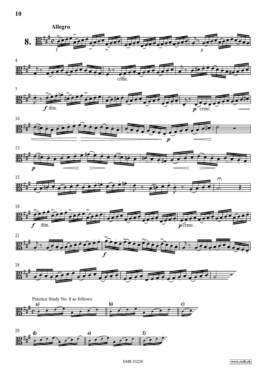100 Studies 100 Studies Viola Solo scores gallery preview page 9