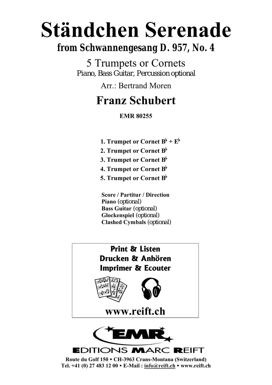 Ständchen Serenade Cornet scores gallery preview page 2