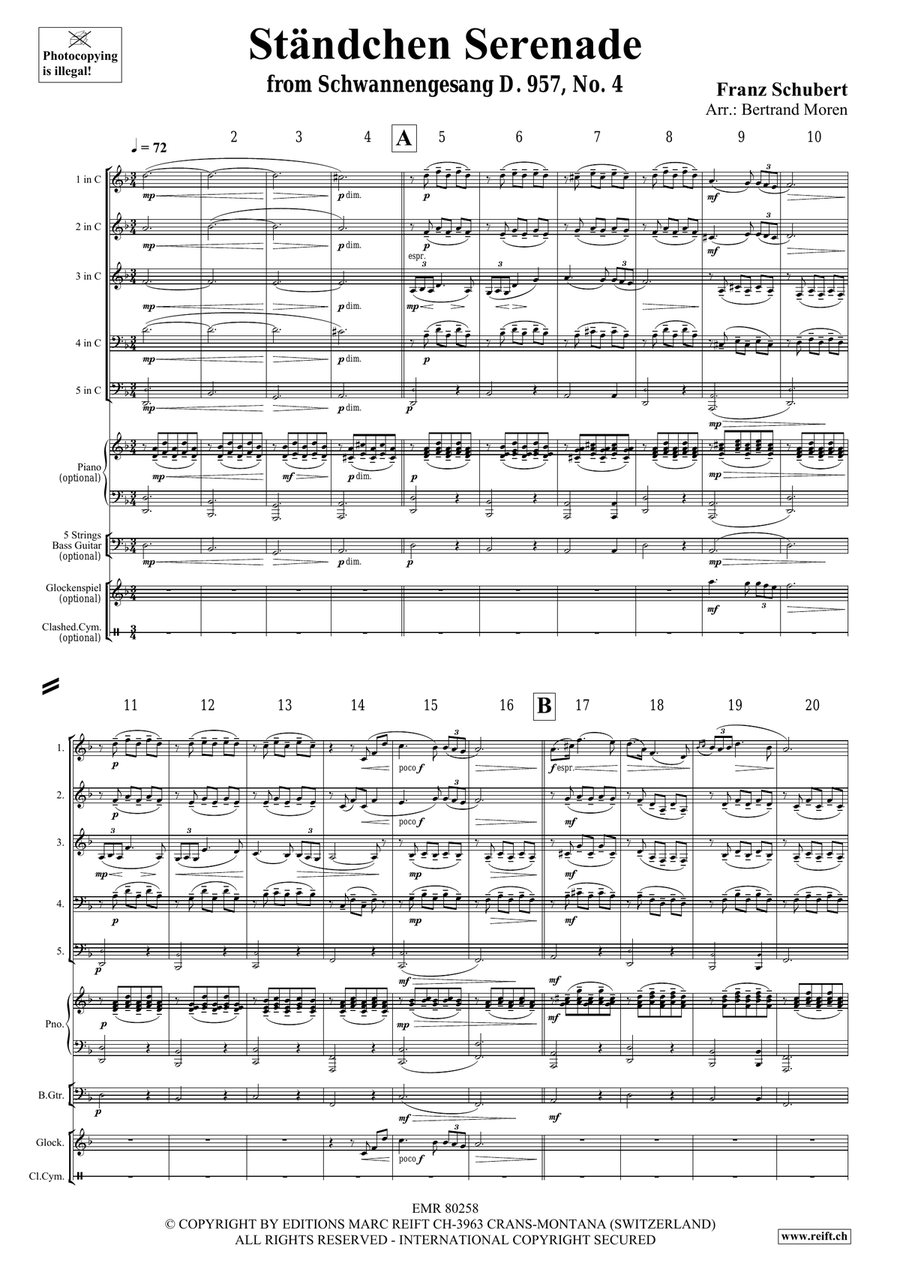 Ständchen Serenade Ständchen Serenade Brass Quintet scores gallery preview page 3