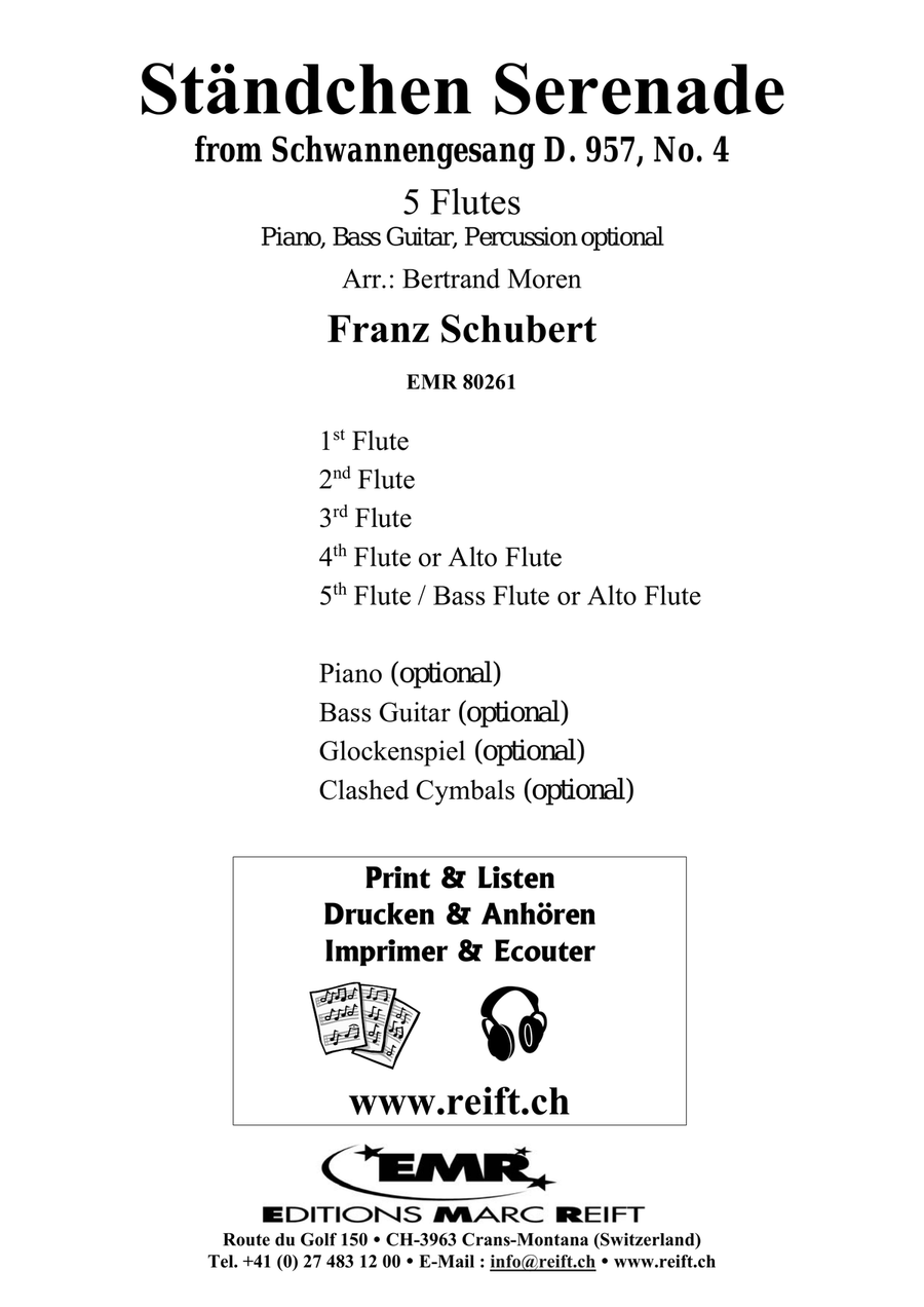 Ständchen Serenade Ständchen Serenade Flute scores gallery preview page 2