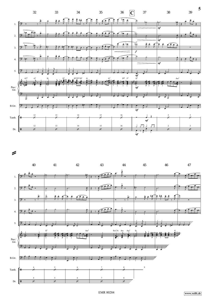 Stars At Opening Night Stars At Opening Night Trombone scores gallery preview page 6