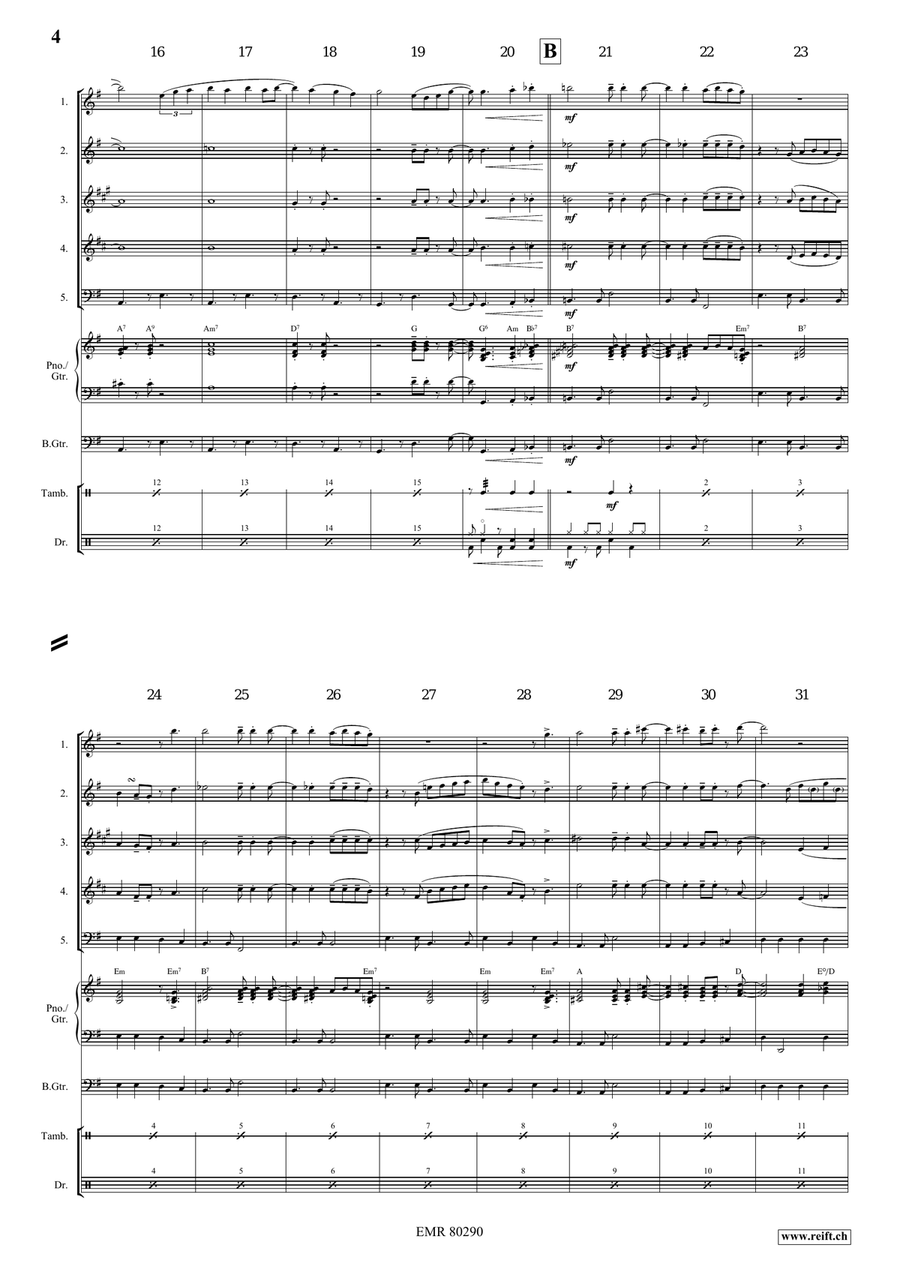 Stars At Opening Night Stars At Opening Night Woodwind Quintet scores gallery preview page 5