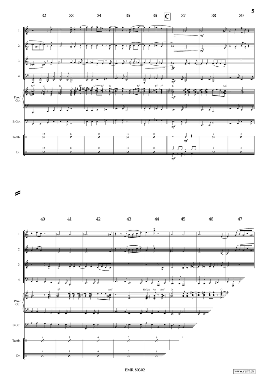 Stars At Opening Night Stars At Opening Night Woodwind Quartet scores gallery preview page 6