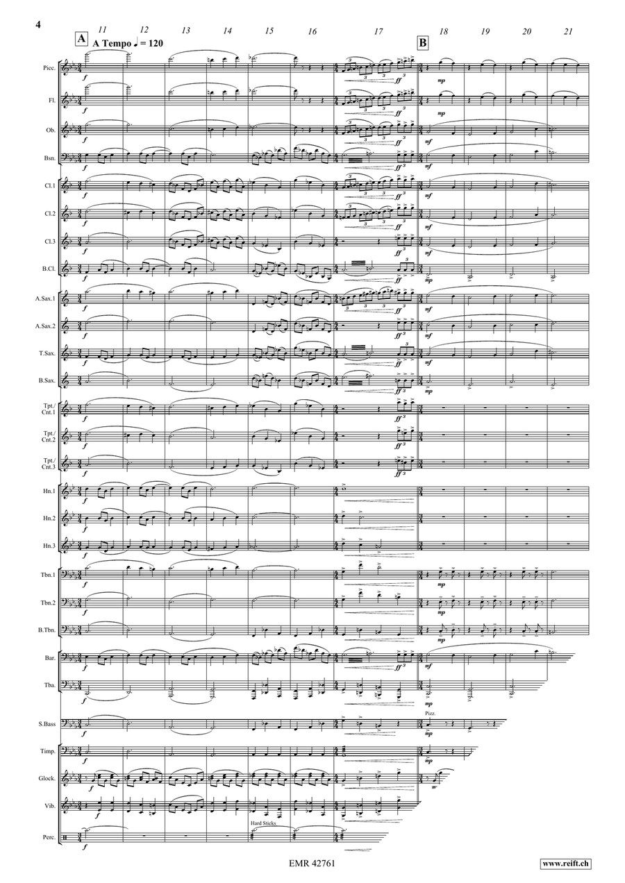 Edward Scissorhands Edward Scissorhands Concert Band scores gallery preview page 5