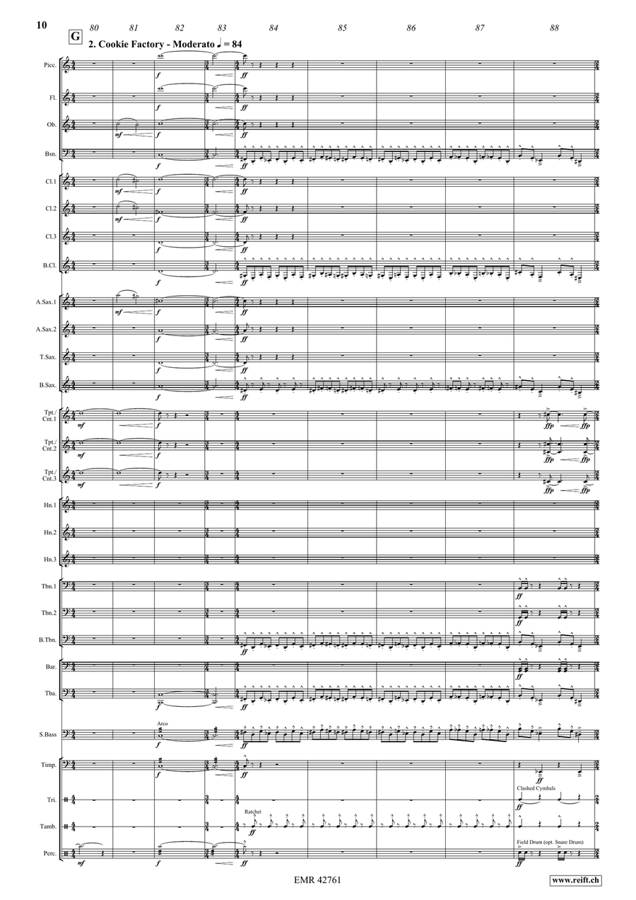 Edward Scissorhands Edward Scissorhands Concert Band scores gallery preview page 6