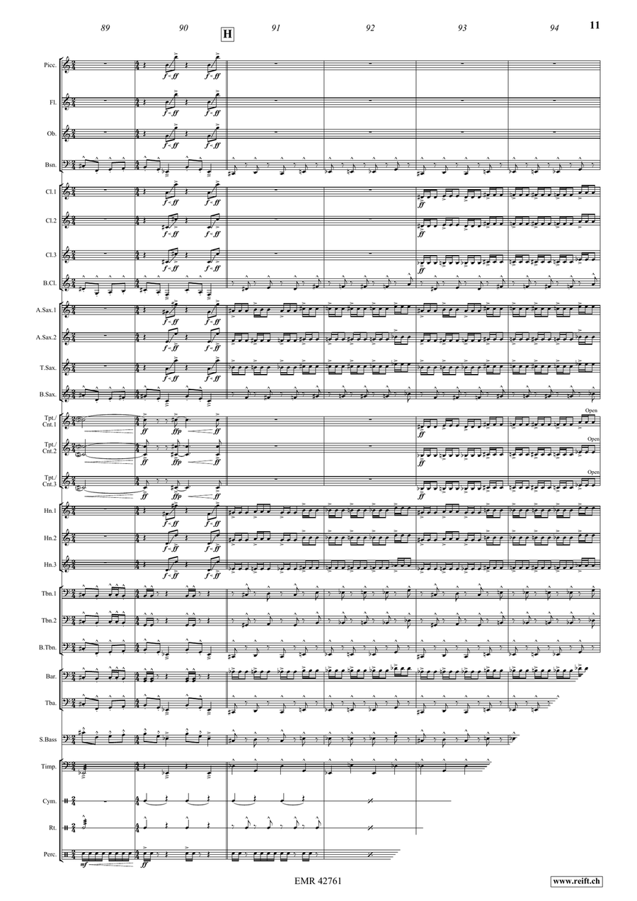 Edward Scissorhands Edward Scissorhands Concert Band scores gallery preview page 7