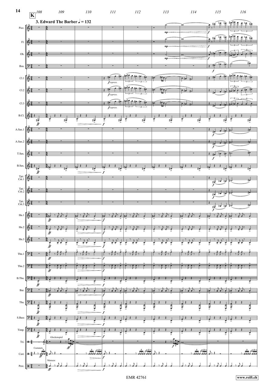 Edward Scissorhands Edward Scissorhands Concert Band scores gallery preview page 8