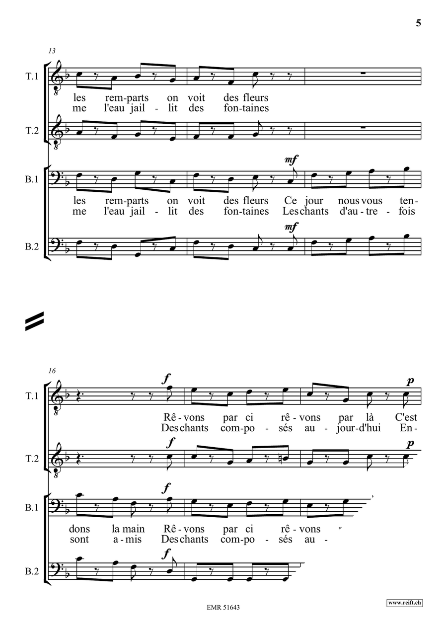 Bienvenue Bienvenue Score scores gallery preview page 6