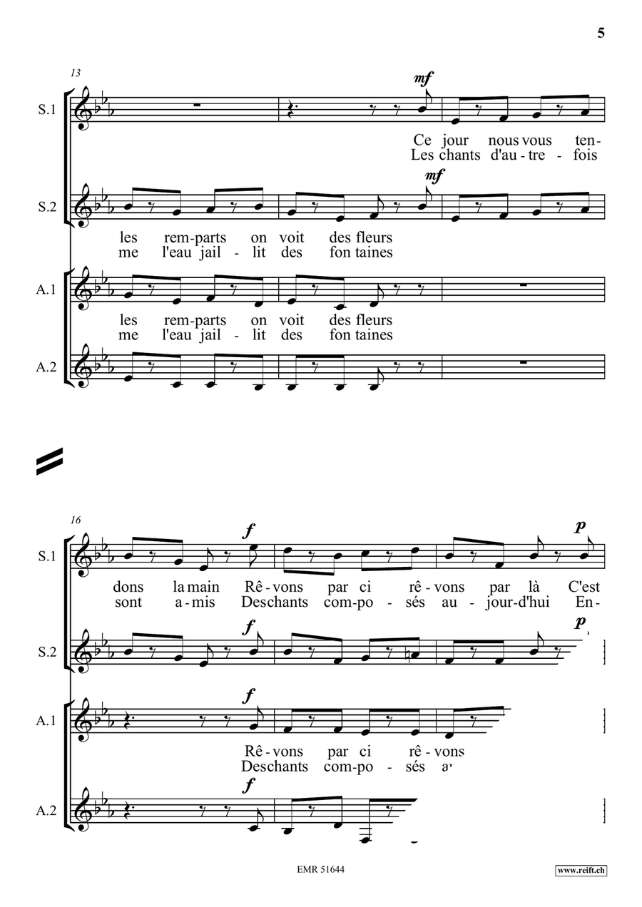Bienvenue Bienvenue Score scores gallery preview page 6