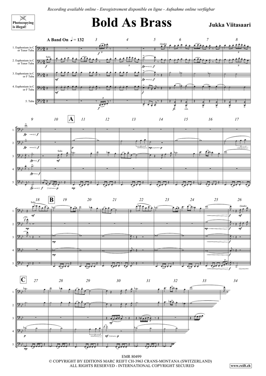 Bold As Brass Bold As Brass Tuba scores gallery preview page 4