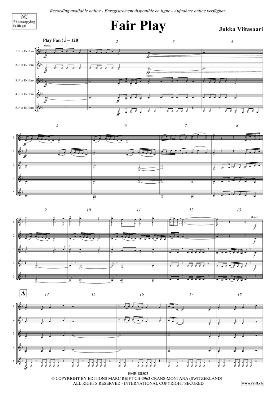 Fair Play Fair Play Horn scores gallery preview page 4