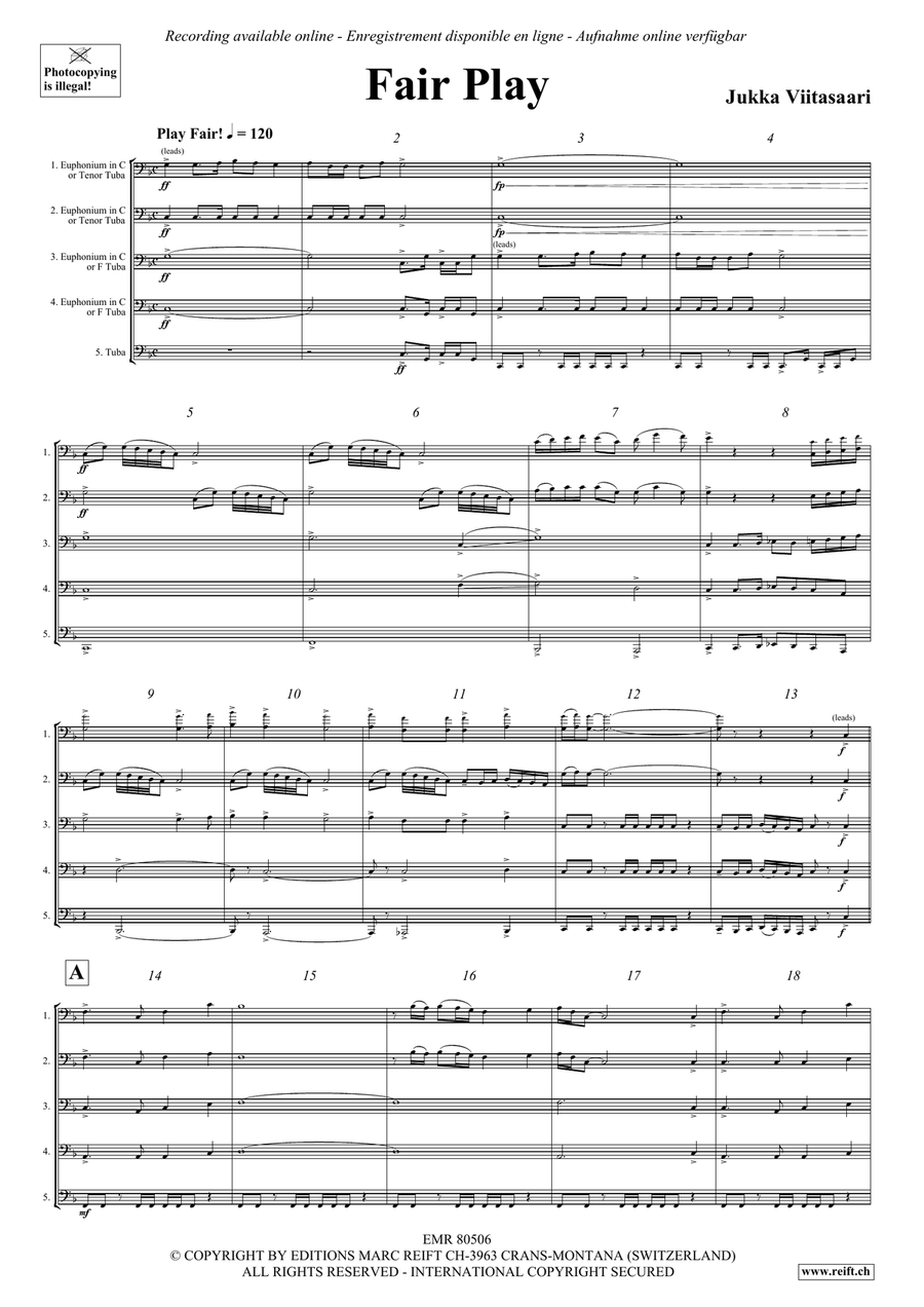 Fair Play Fair Play Tuba scores gallery preview page 4