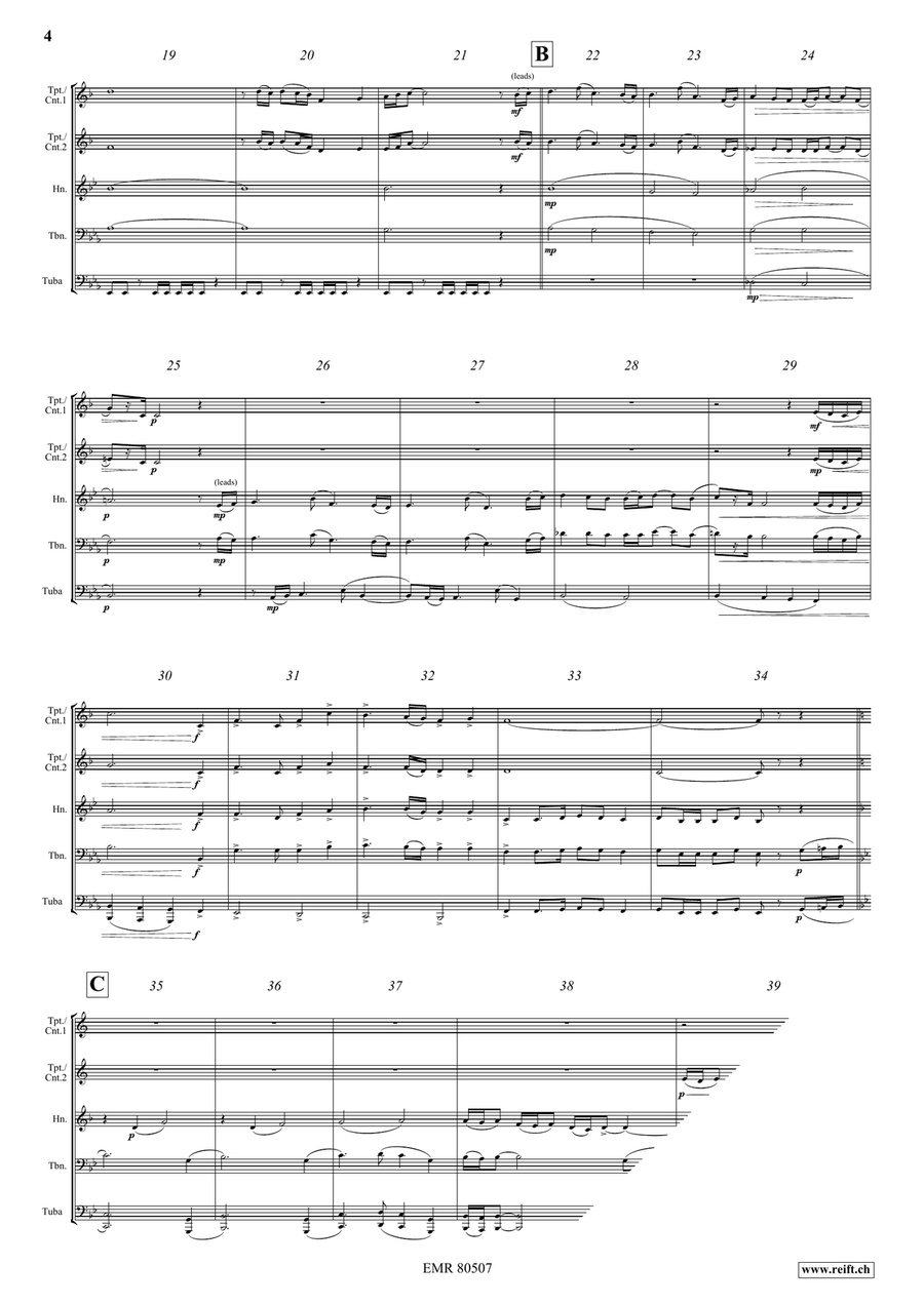 Fair Play Fair Play Brass Quintet scores gallery preview page 5