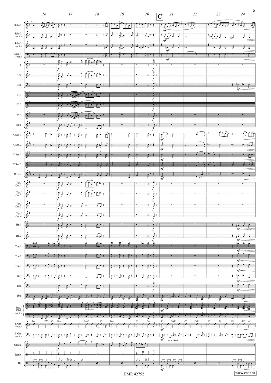 Vicky Rocky Vicky Rocky Concert Band scores gallery preview page 7