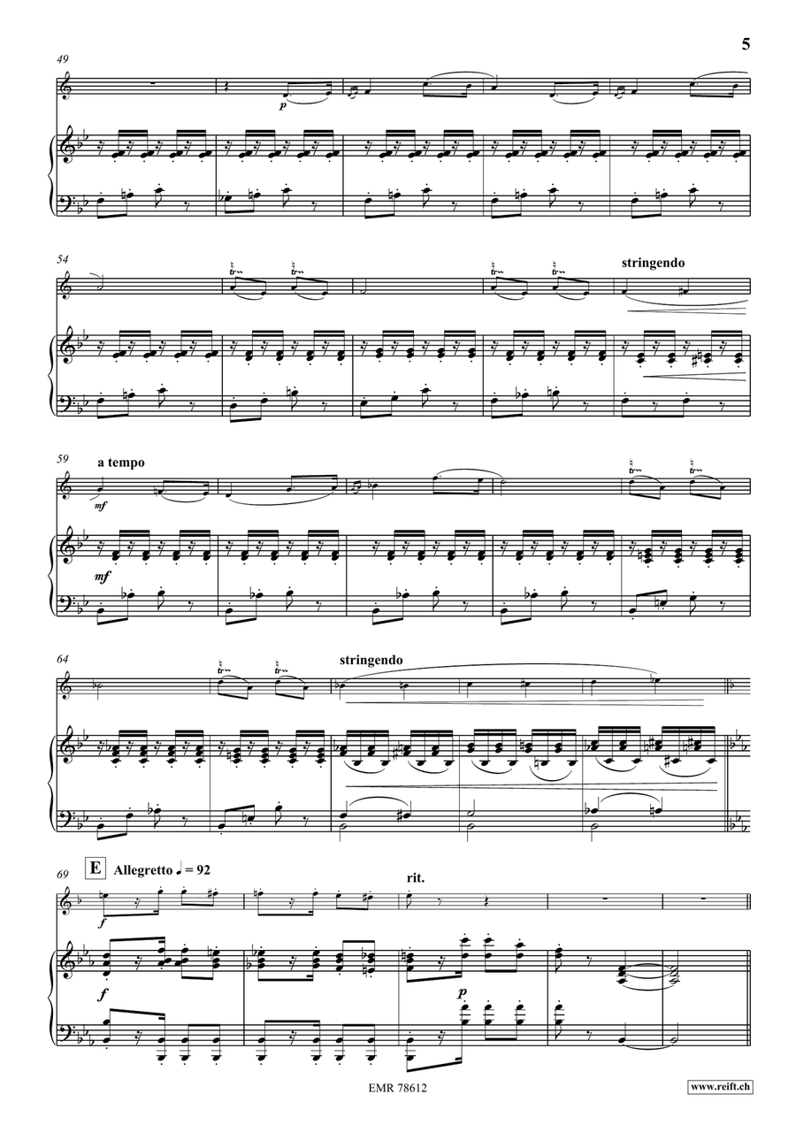 Die Fledermaus Overture Die Fledermaus Overture Voice Solo scores gallery preview page 6