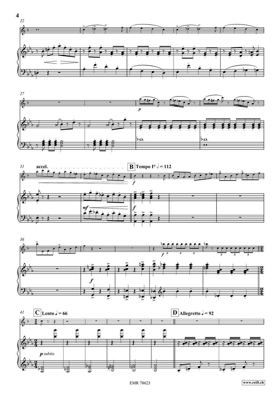Die Fledermaus Overture Die Fledermaus Overture Tenor Saxophone scores gallery preview page 5