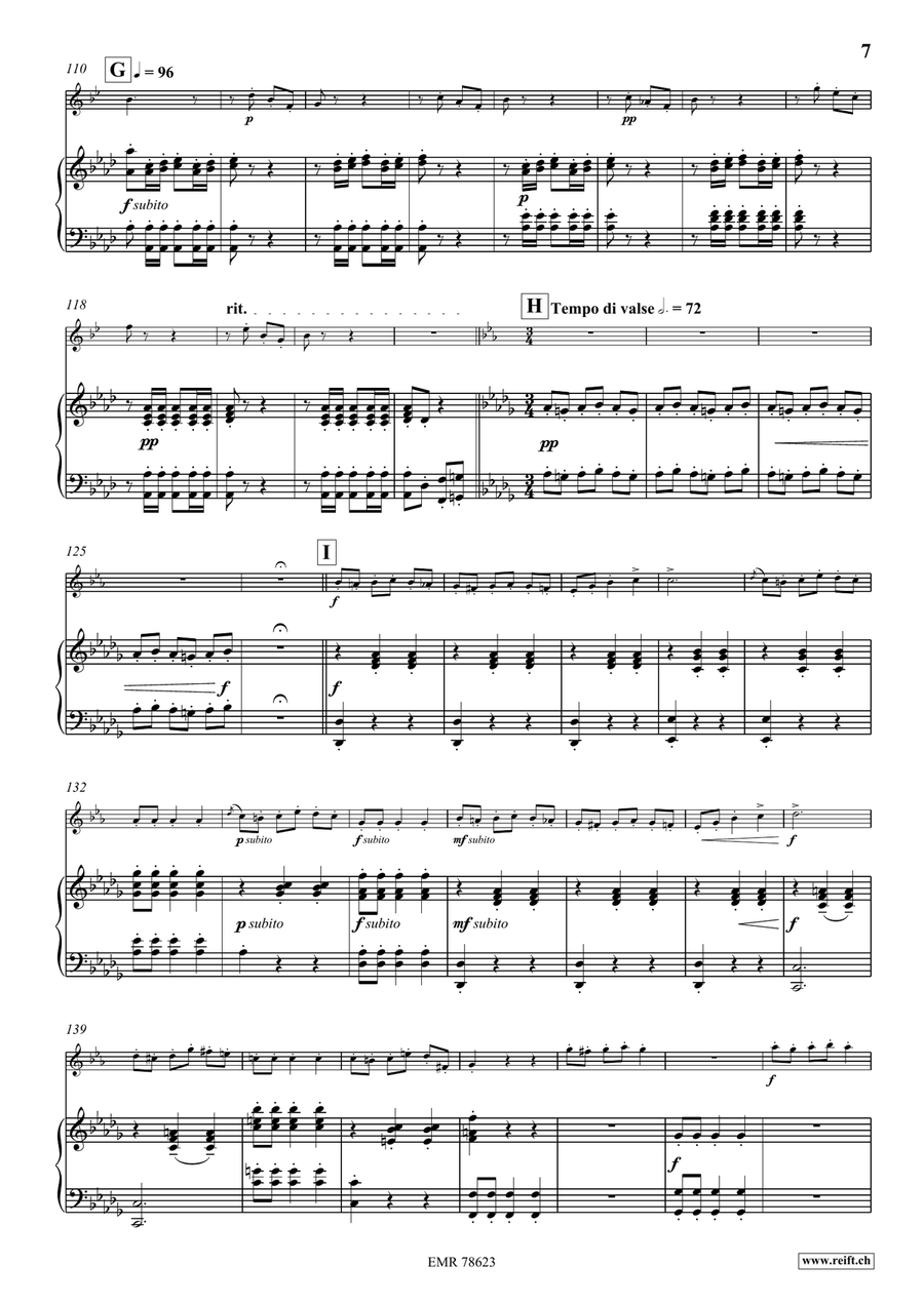 Die Fledermaus Overture Die Fledermaus Overture Tenor Saxophone scores gallery preview page 8