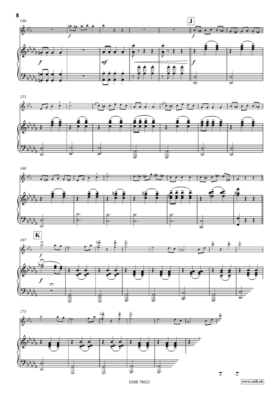 Die Fledermaus Overture Die Fledermaus Overture Tenor Saxophone scores gallery preview page 9