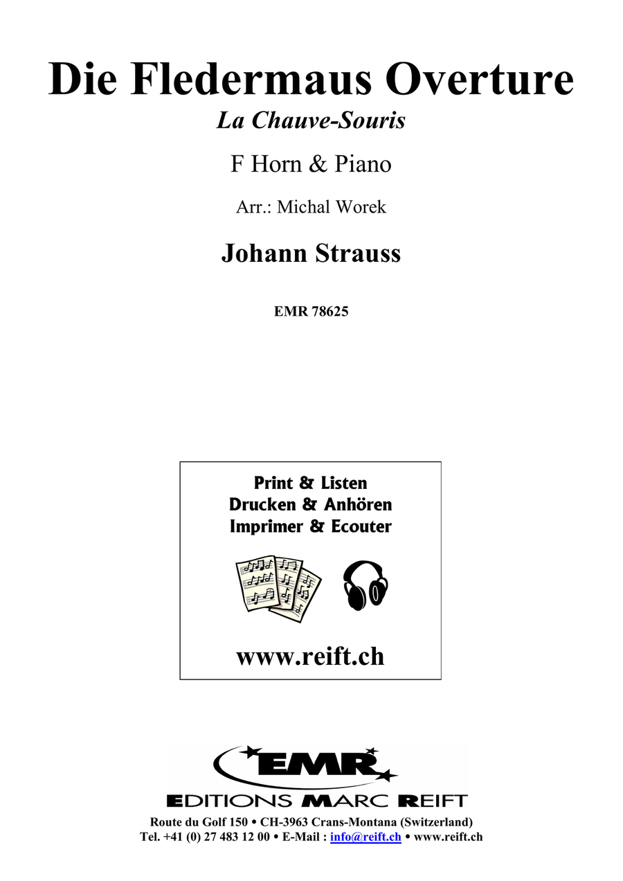 Die Fledermaus Overture Die Fledermaus Overture Horn scores gallery preview page 2