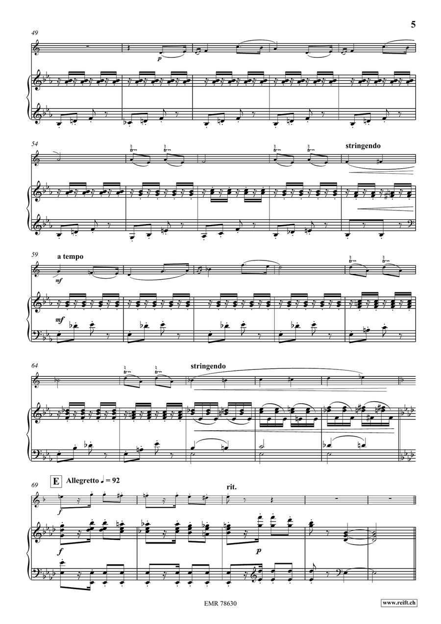 Die Fledermaus Overture Die Fledermaus Overture Voice Solo scores gallery preview page 6