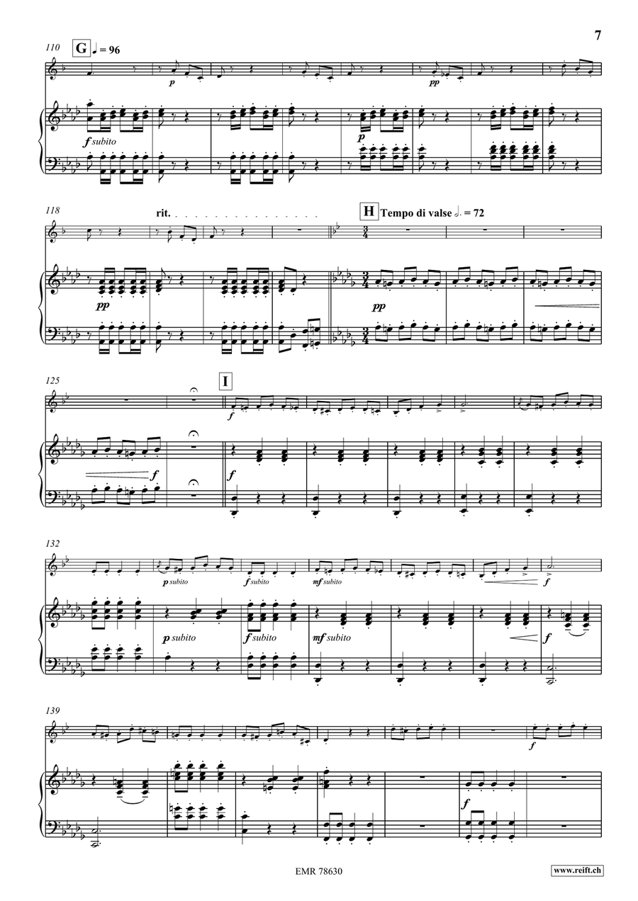 Die Fledermaus Overture Die Fledermaus Overture Voice Solo scores gallery preview page 8