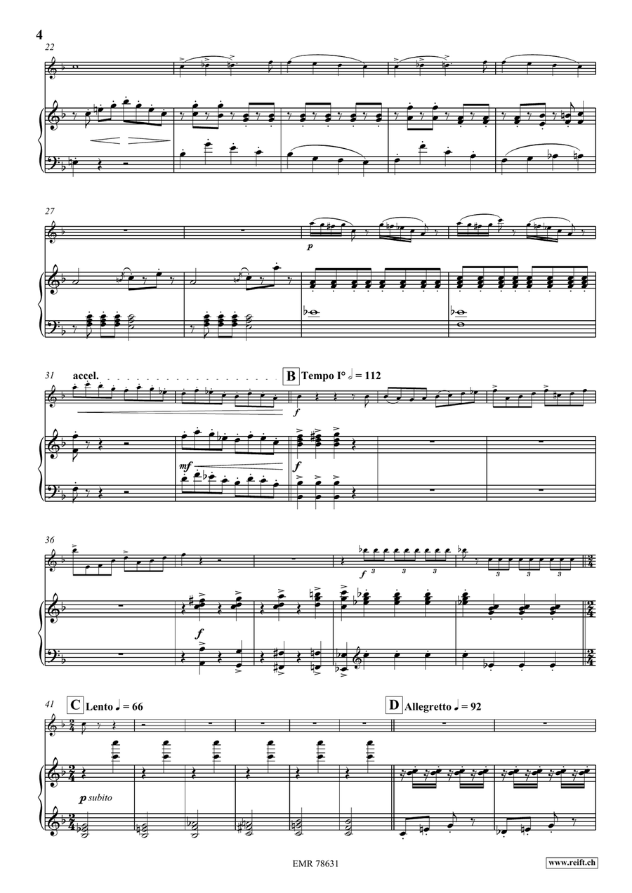 Die Fledermaus Overture Die Fledermaus Overture Piano Accompaniment scores gallery preview page 5