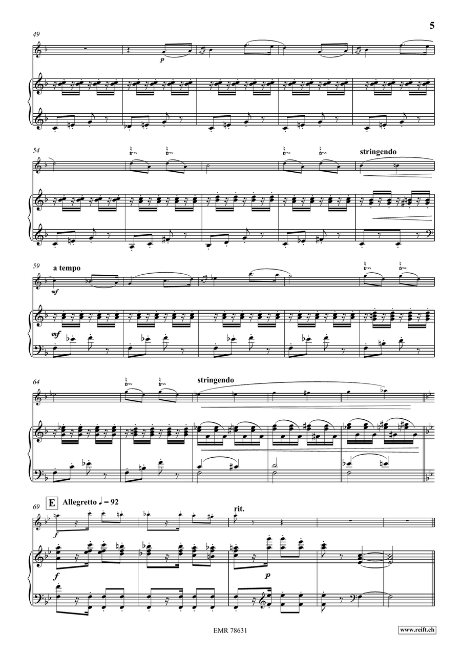 Die Fledermaus Overture Die Fledermaus Overture Piano Accompaniment scores gallery preview page 6
