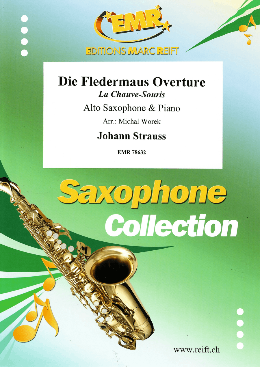 Die Fledermaus Overture Die Fledermaus Overture Alto Saxophone scores gallery preview page 1