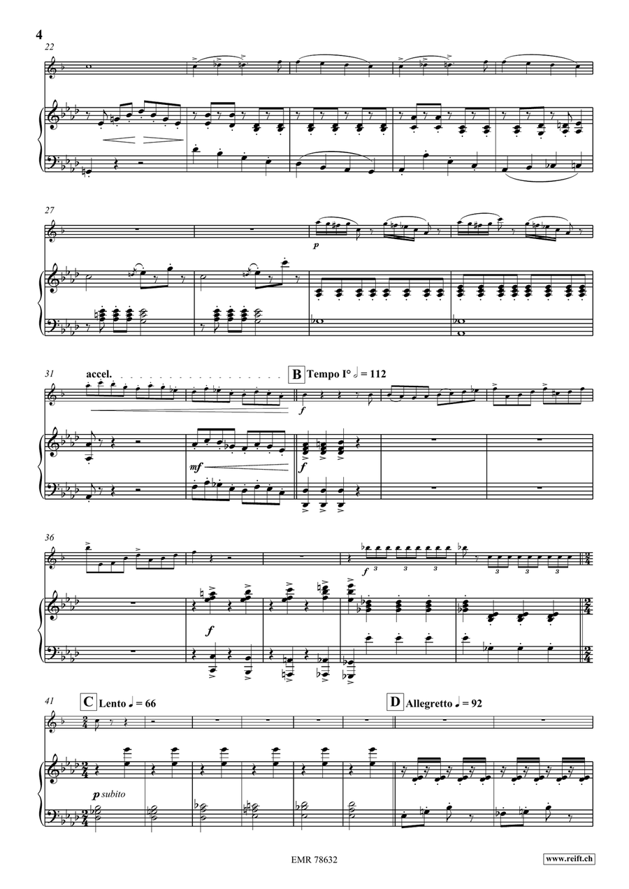 Die Fledermaus Overture Die Fledermaus Overture Alto Saxophone scores gallery preview page 5